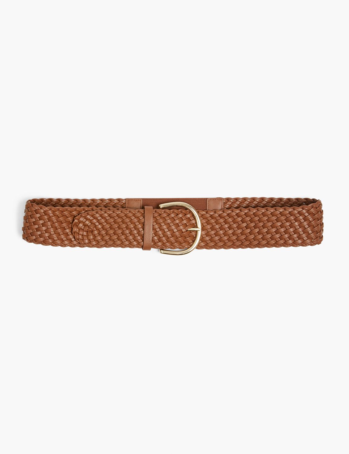 Wide braided shop belt