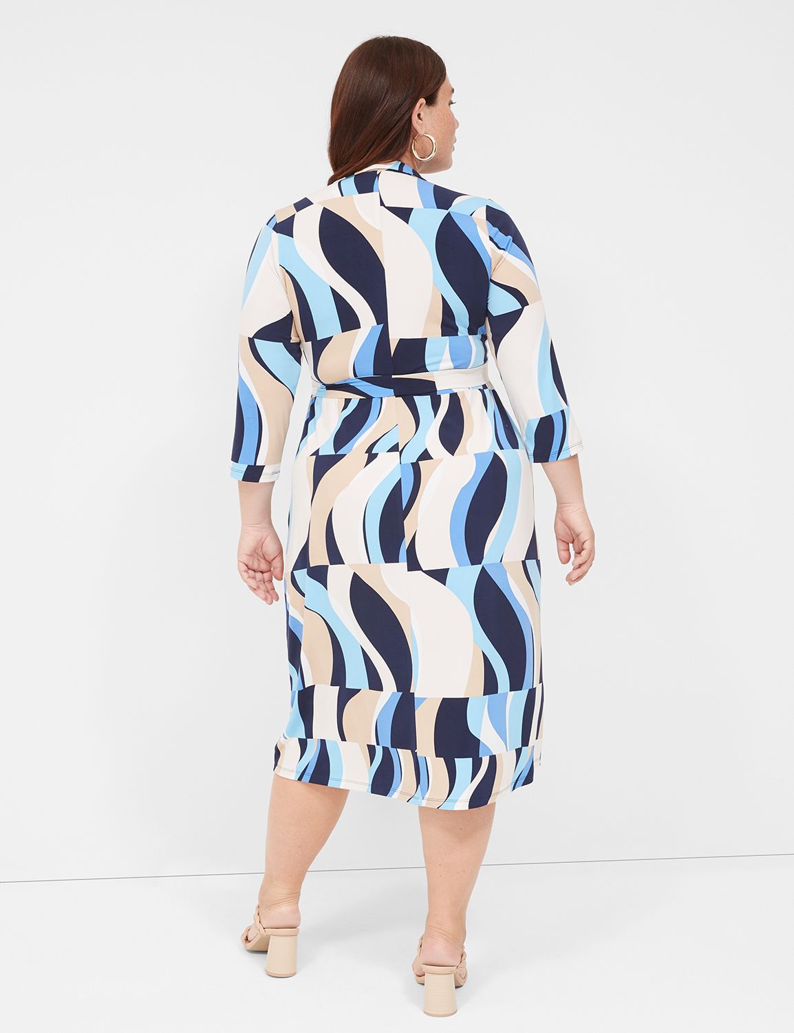 Lane bryant faux outlet wrap dress