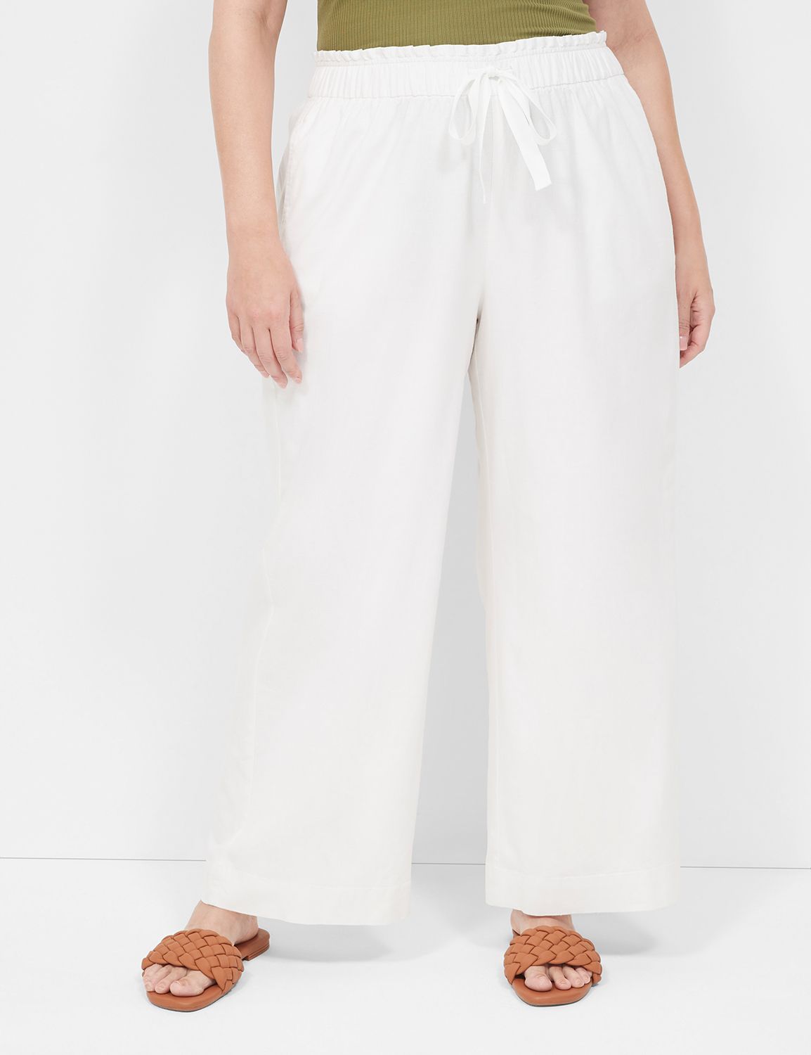 Linen Wide Leg Pant