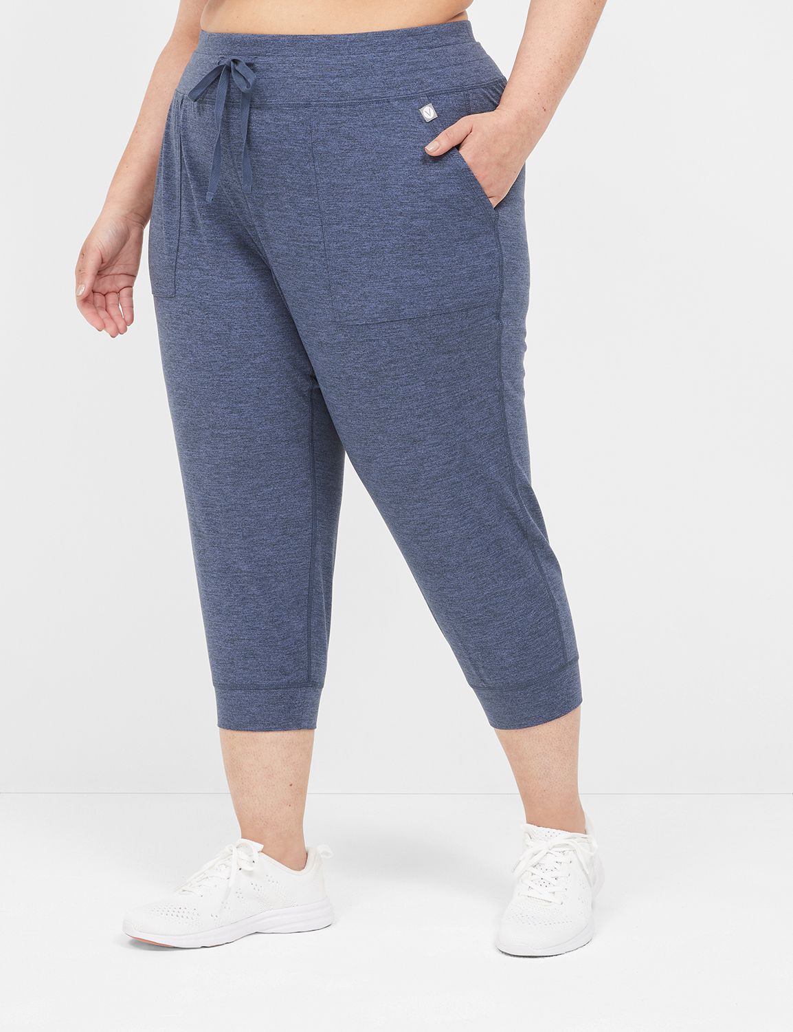 LIVI Mid Rise Livi Soft Marl Capri