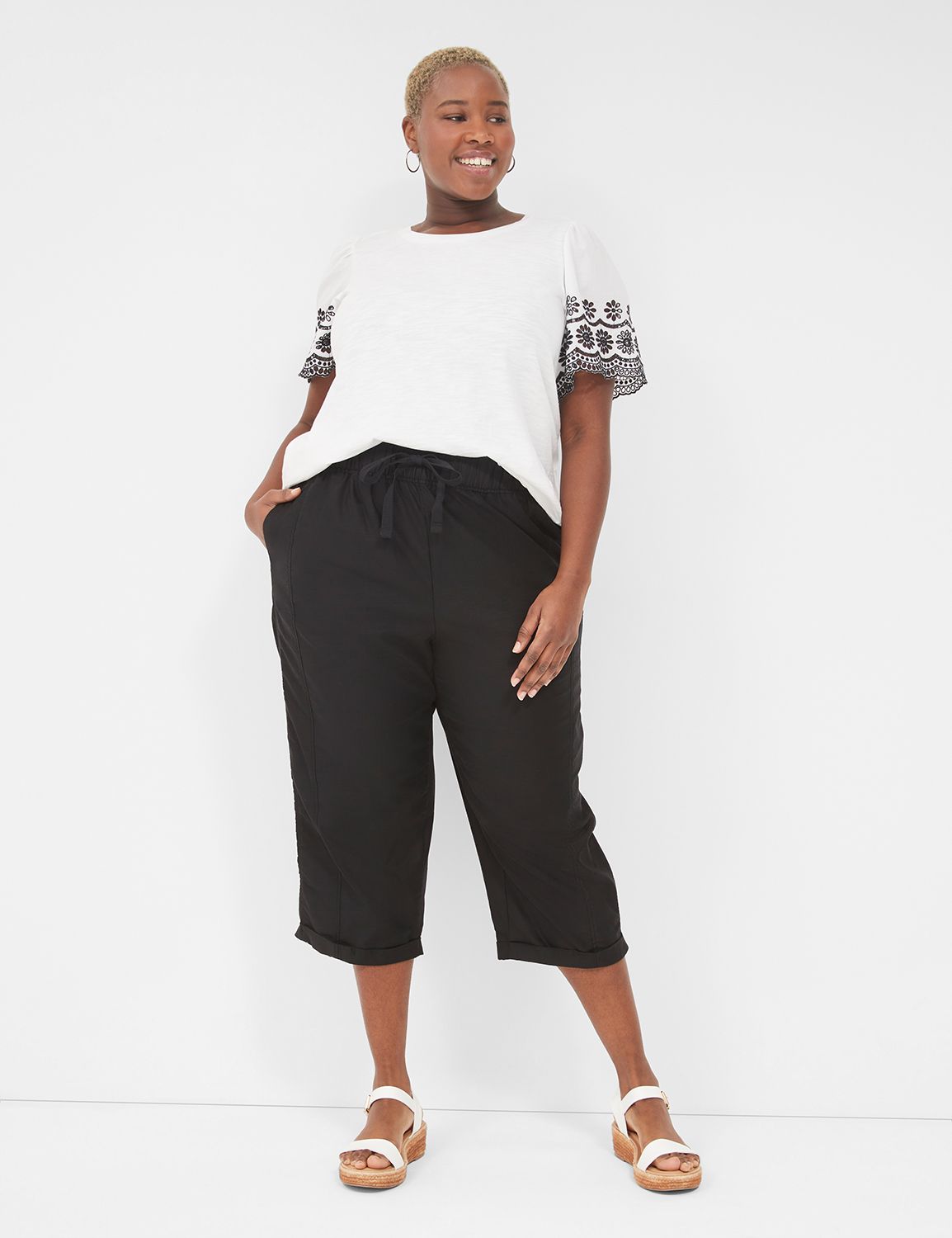 Casual Pullon Cargo Crop - SLUB 113 Product Image 3