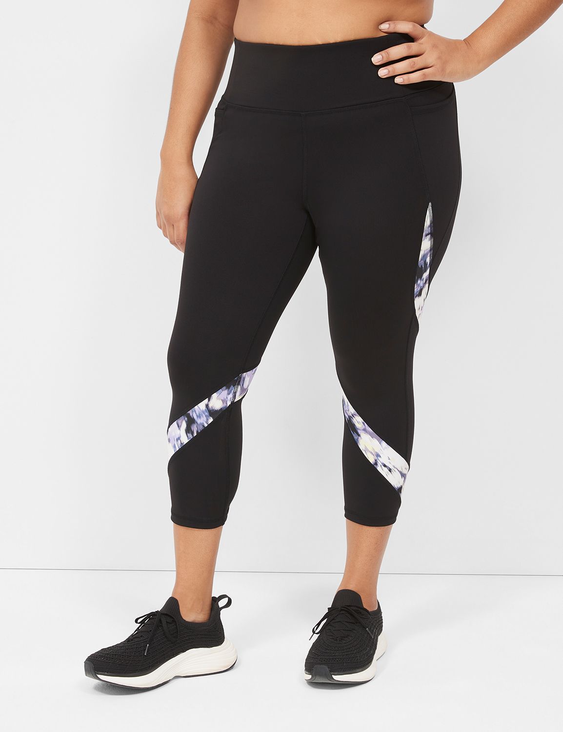 LAVRA Women's Plus Size Printed Stretch Pants Active Leggings-XL-Maze