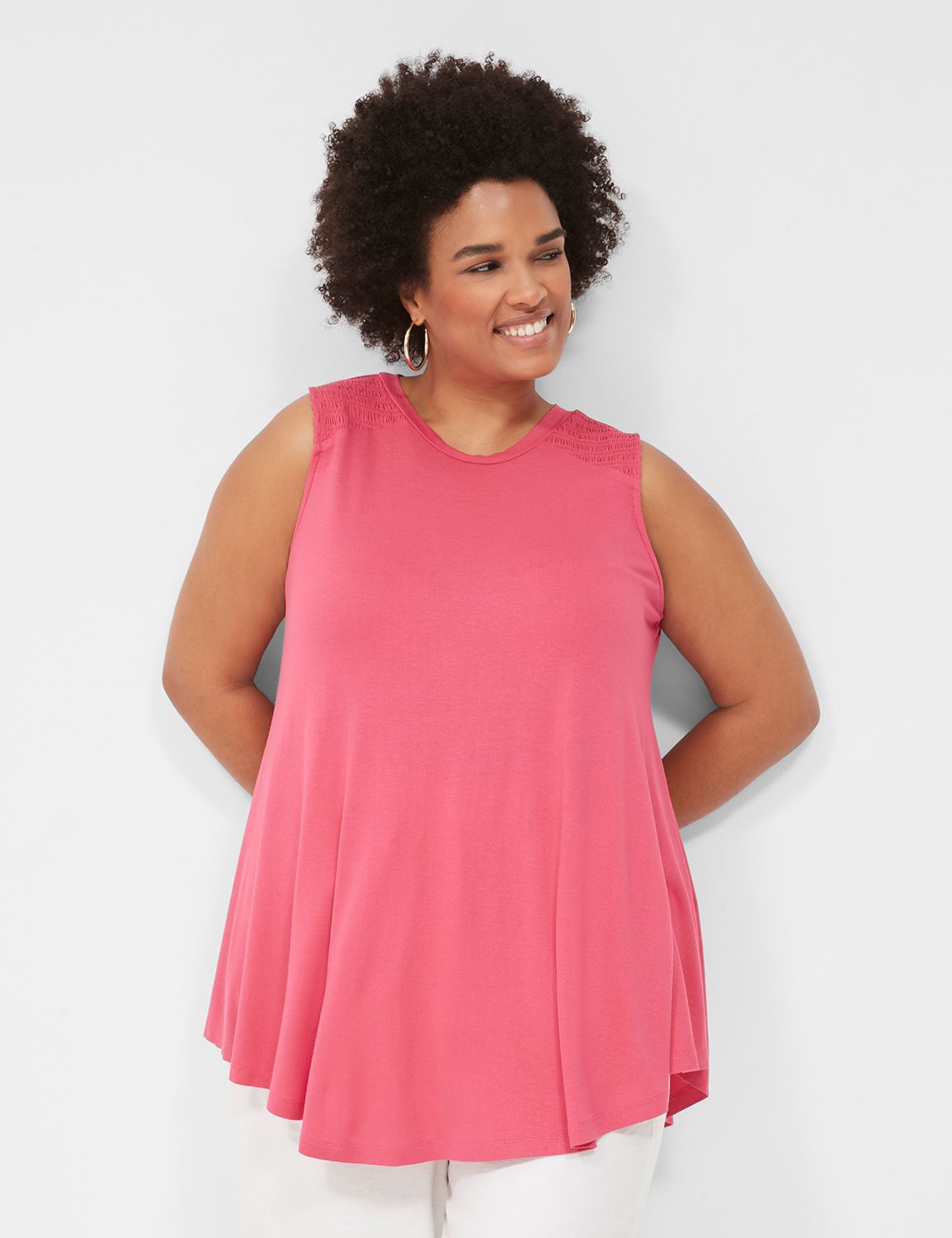 Pink Women's Plus Size Tops & Dressy Tops