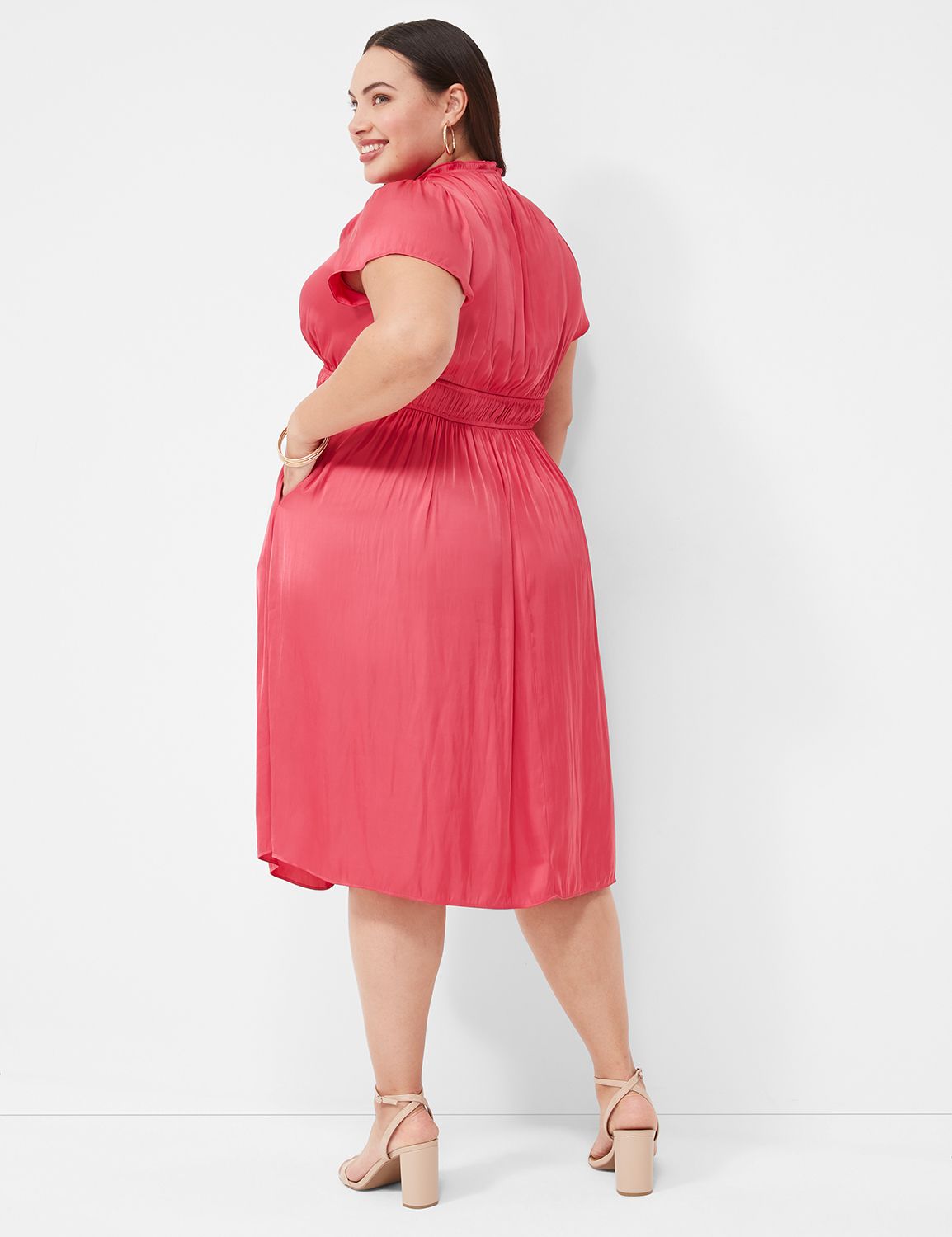 Plus Size Women's Pink Dresses