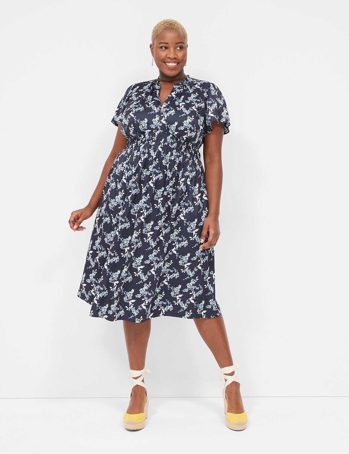 Lane bryant royal blue dress sale