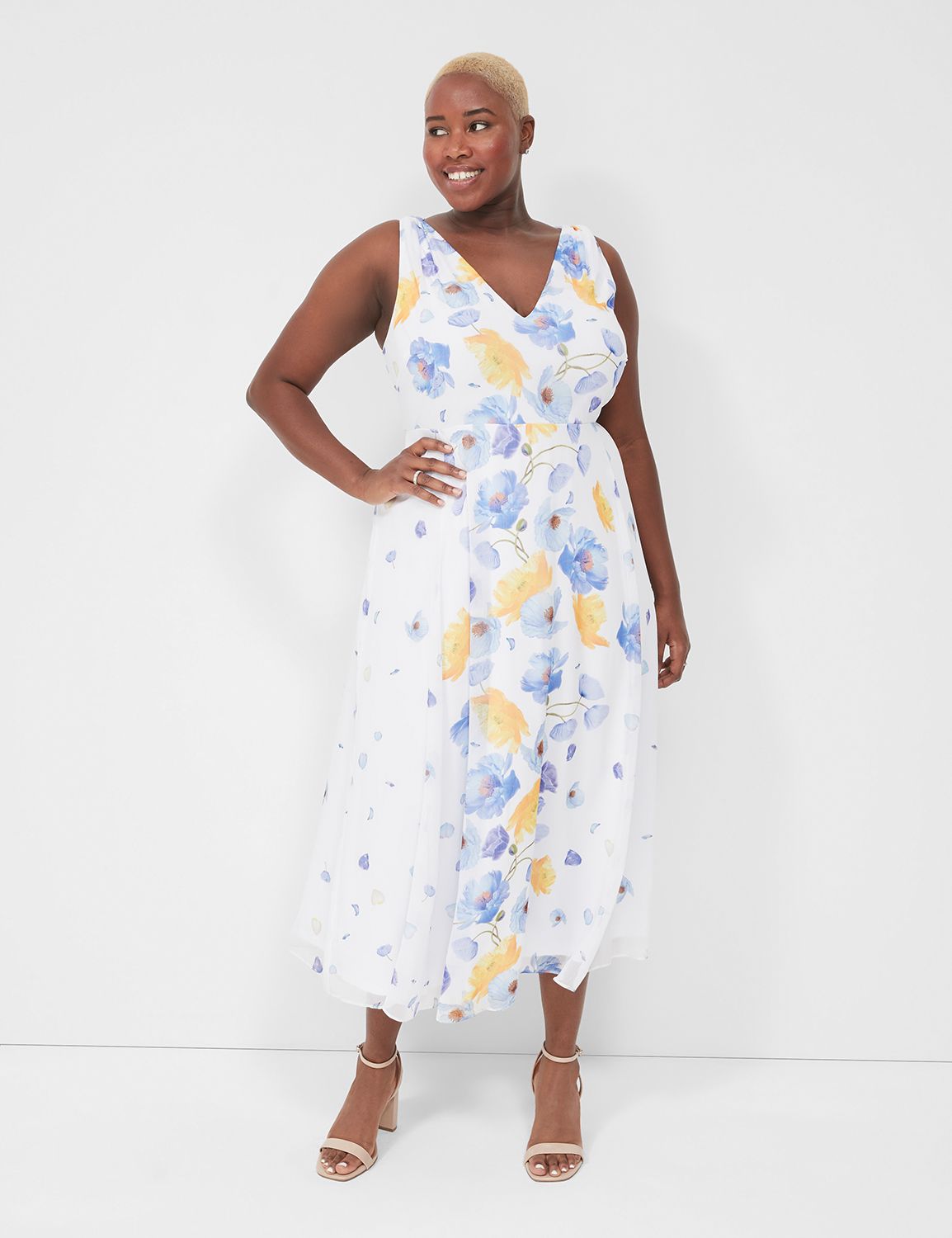 Plus size spring discount dresses with sleeves