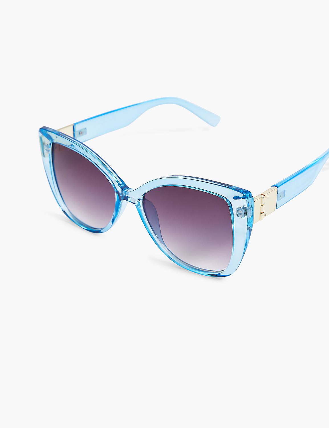 Ethereal Blue Jelly Cat Eye Sunglas Product Image 1