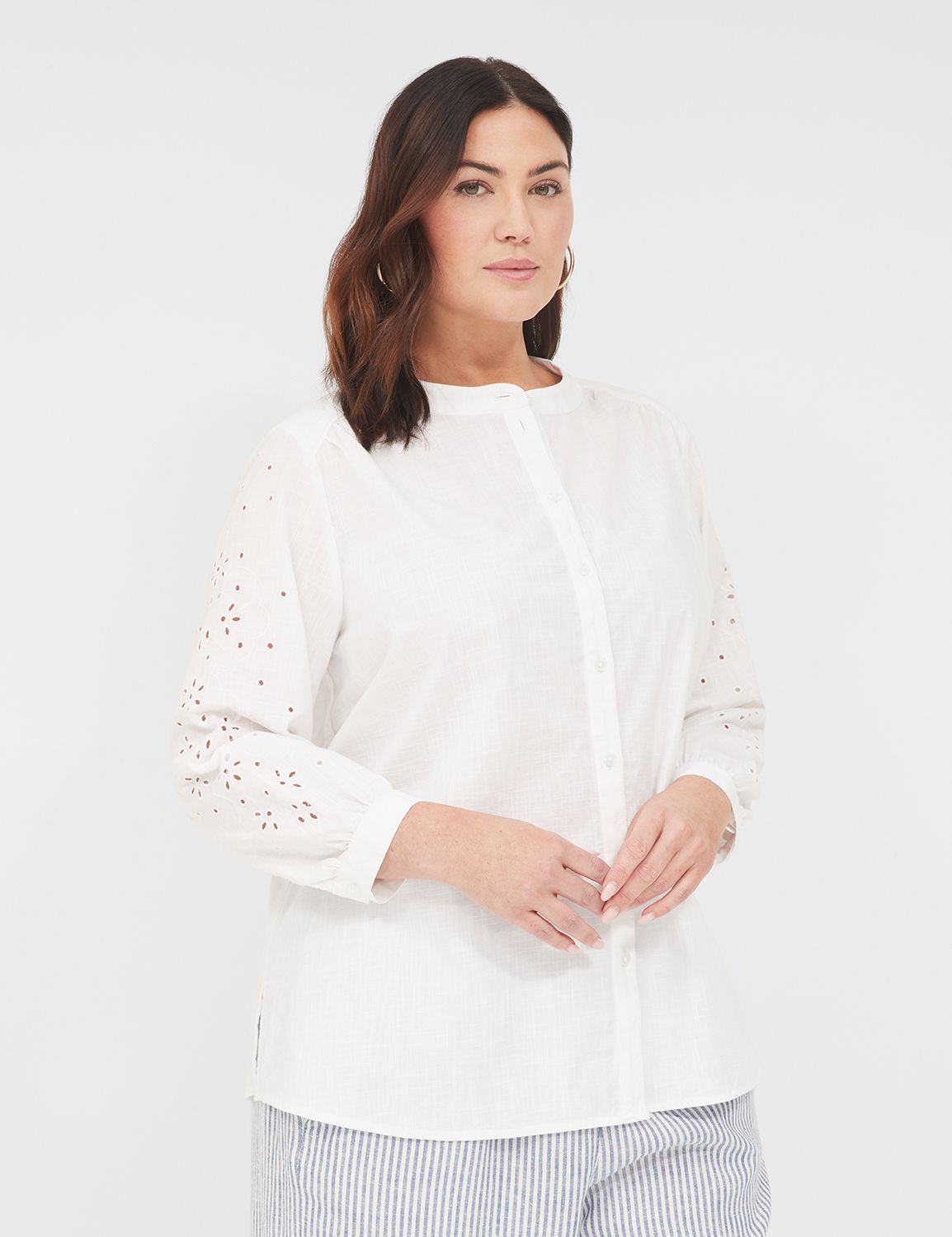 Lane bryant 2024 white shirts