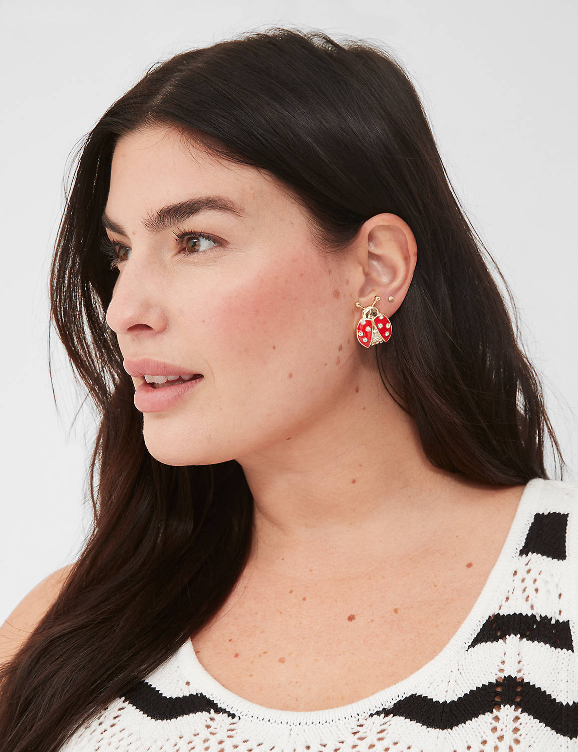 Ladybug Statement Earrings Product Image 1