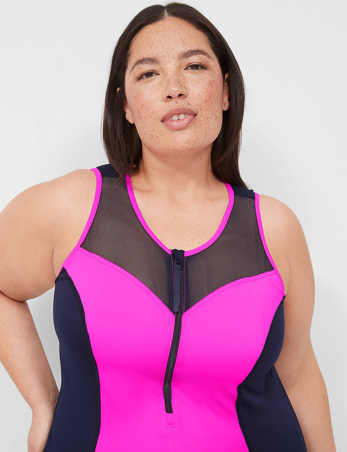 Relaxed Zip Active Tankini 1140977 Product Image 4