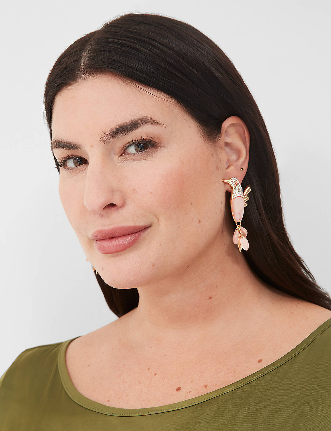 Pave Hummingbird Statement Earrings Product Image 1