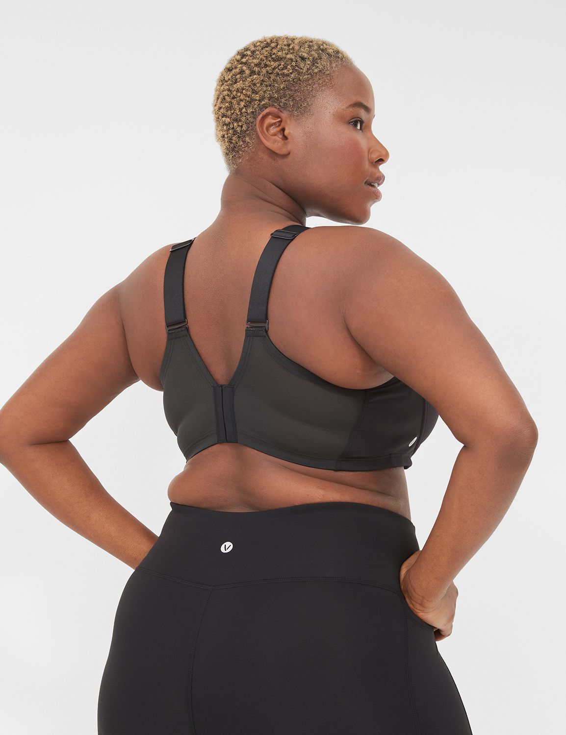 Lace Up Medium Impact NW Sports Bra Product Image 2