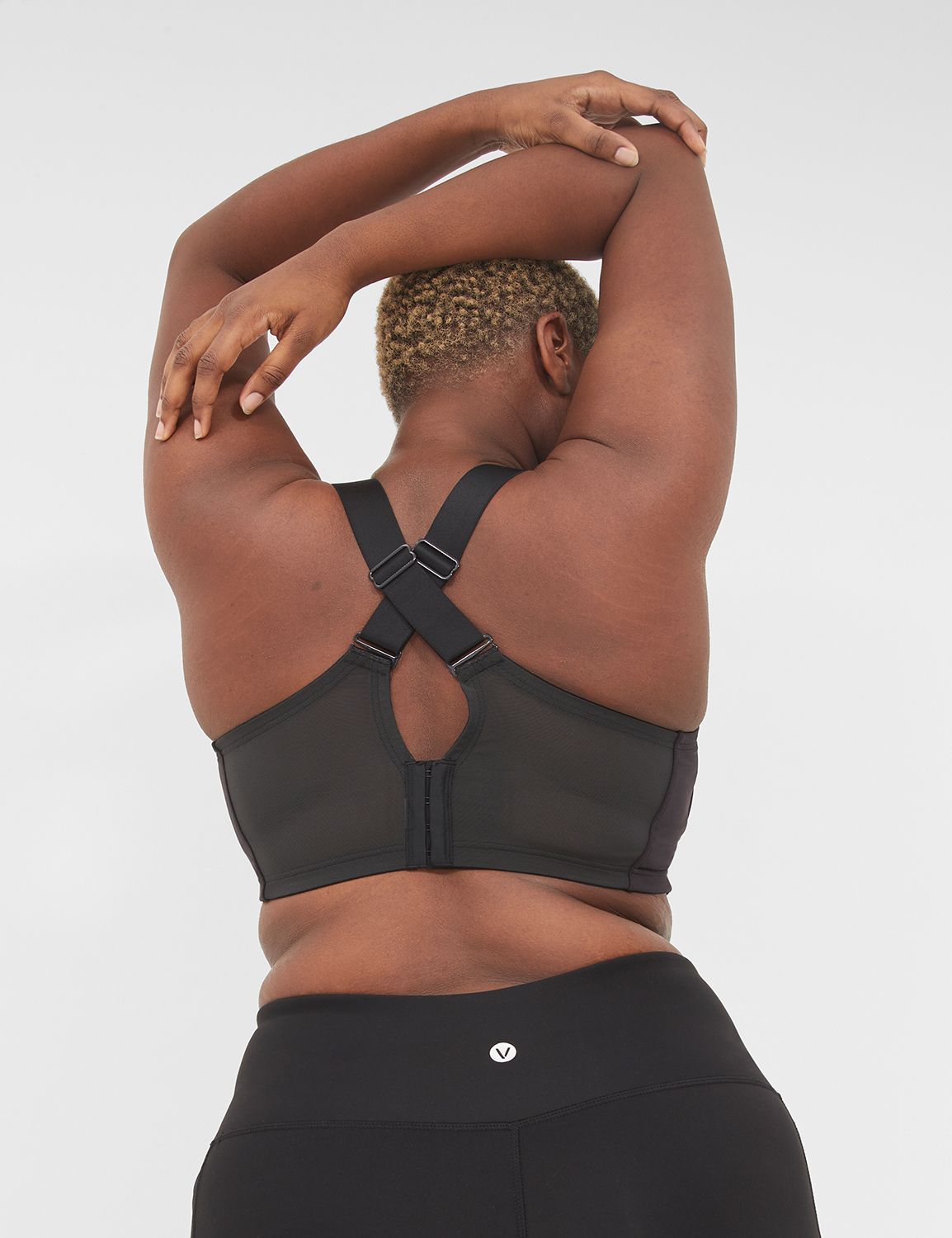 Lace Up Medium Impact NW Sports Bra Product Image 4