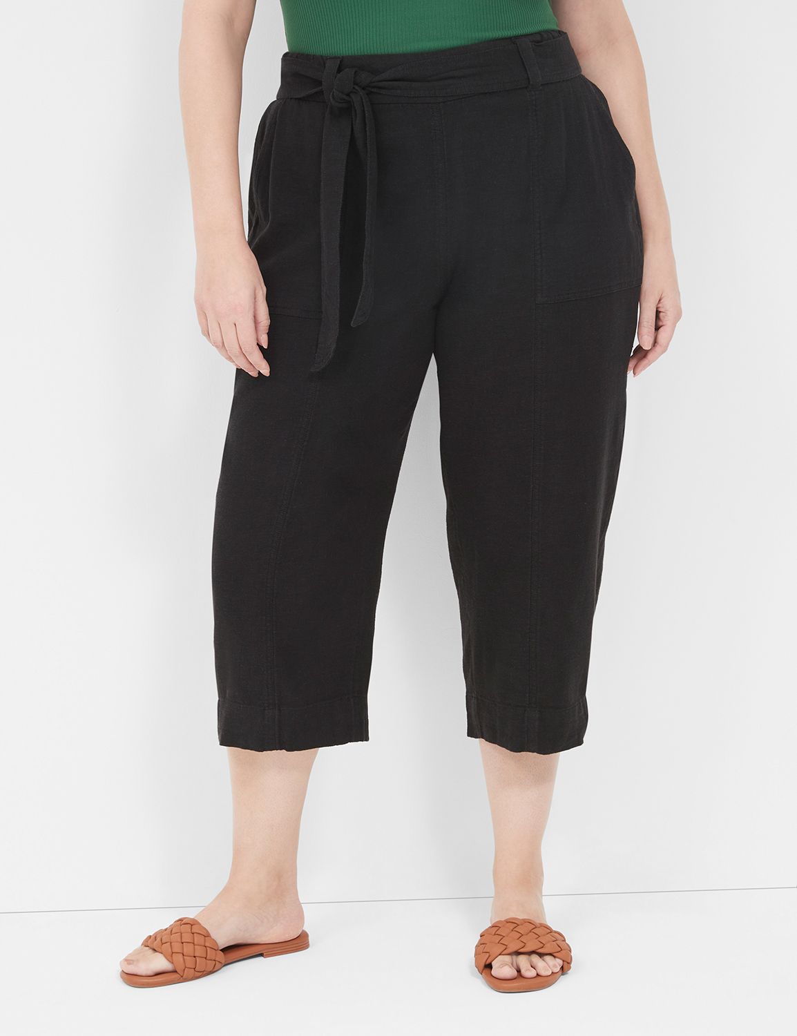 Big Dreams Stretch Pull On Dress Pants In Black (Online Exclusive)