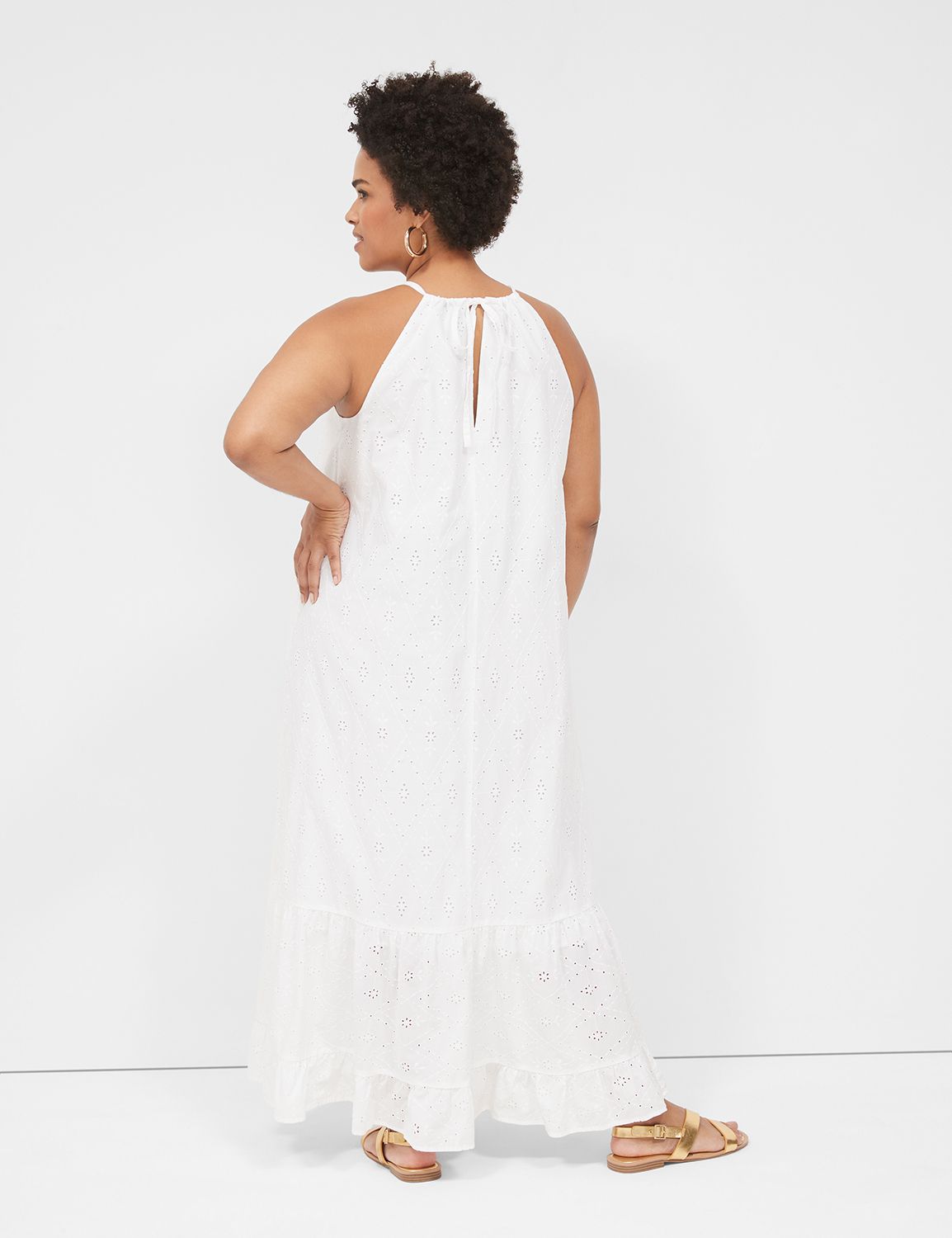 Bare Halter Tiered Maxi 1139723 Product Image 2