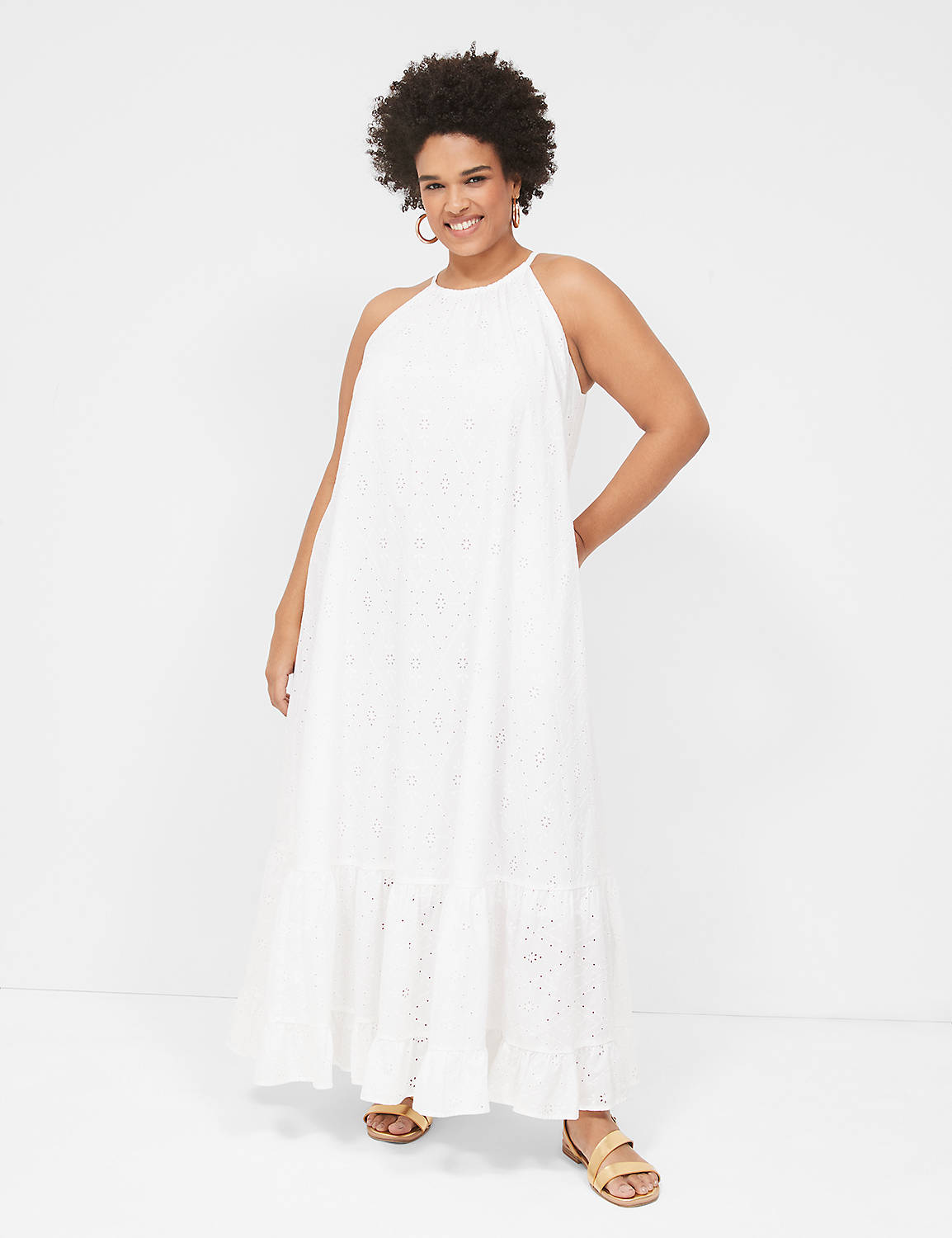 Bare Halter Tiered Maxi 1139723 Product Image 4