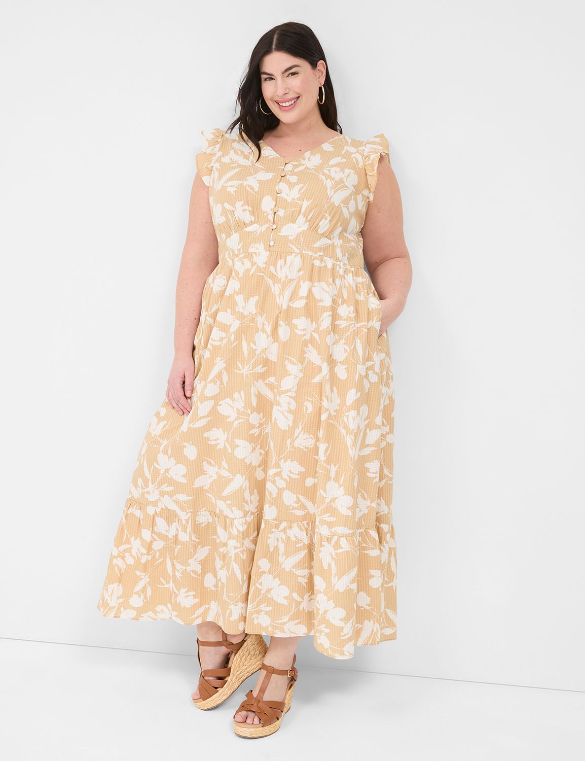 Floral Plus Size Maxi Dress — YELLOW SUB TRADING