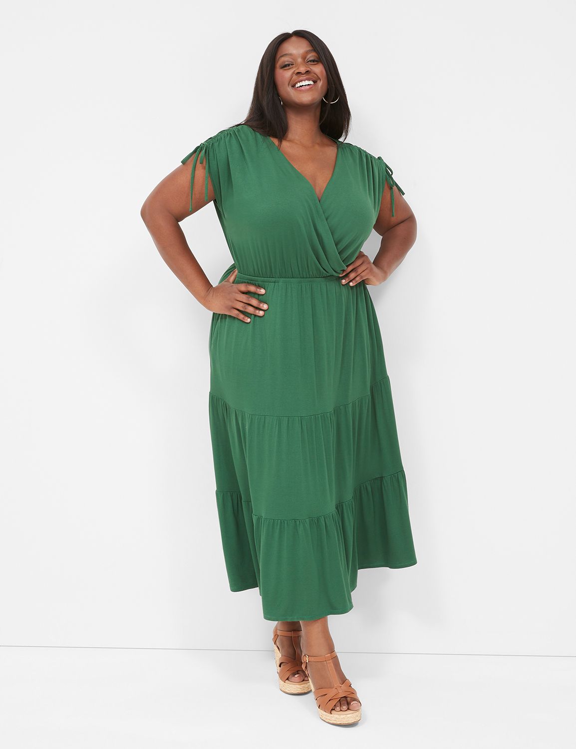 Plus Size Women's Green Dresses