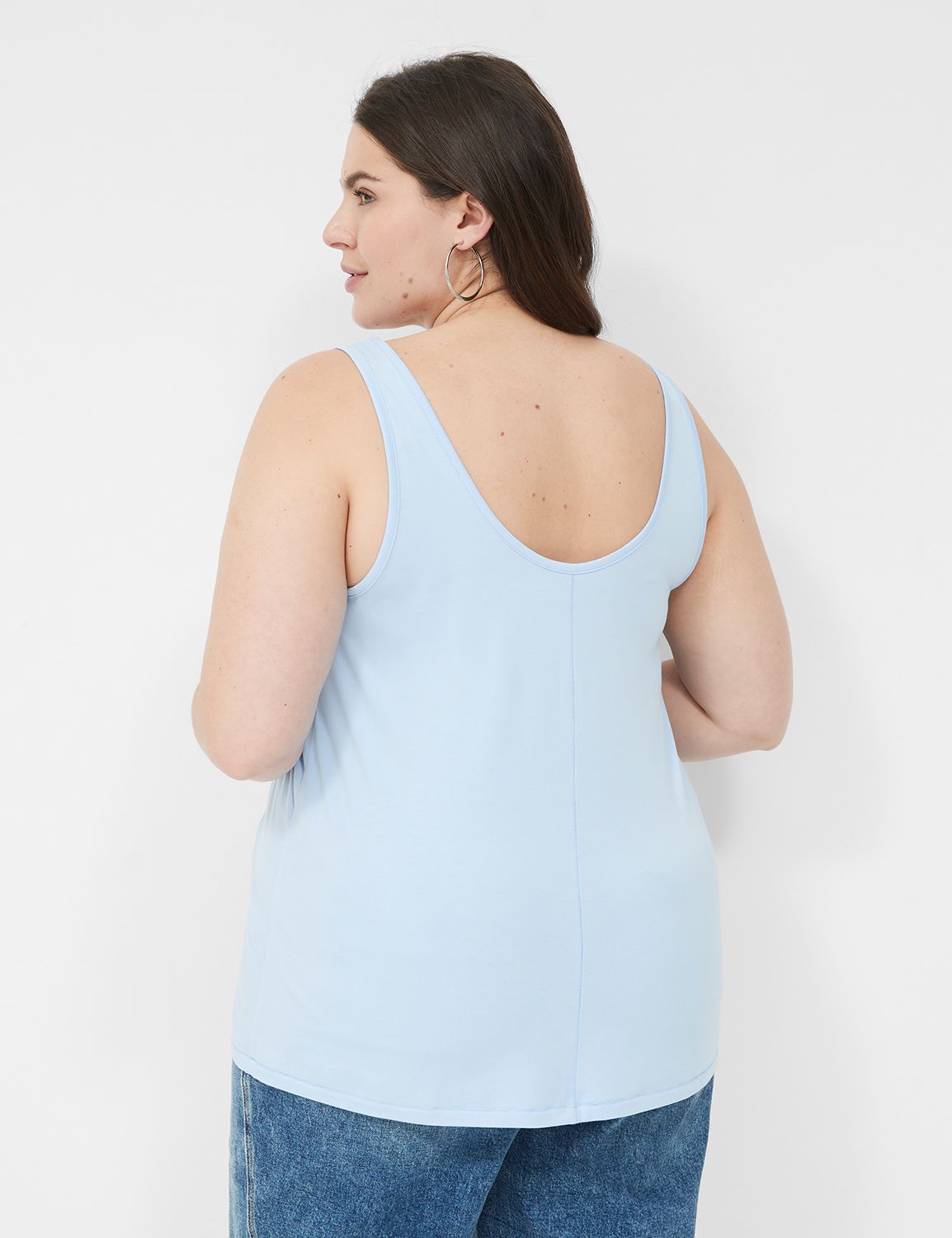 WV Sleeveless Double Scoop Tank S 1 Product Image 2