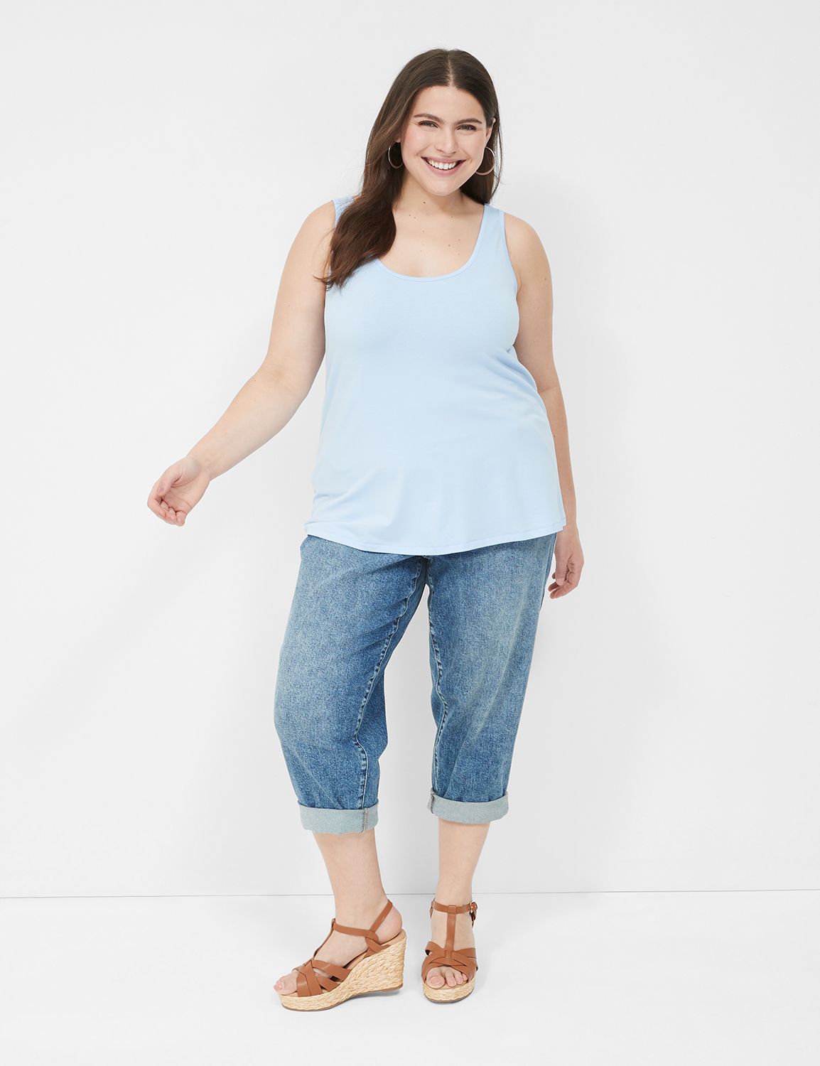 WV Sleeveless Double Scoop Tank S 1 Product Image 3