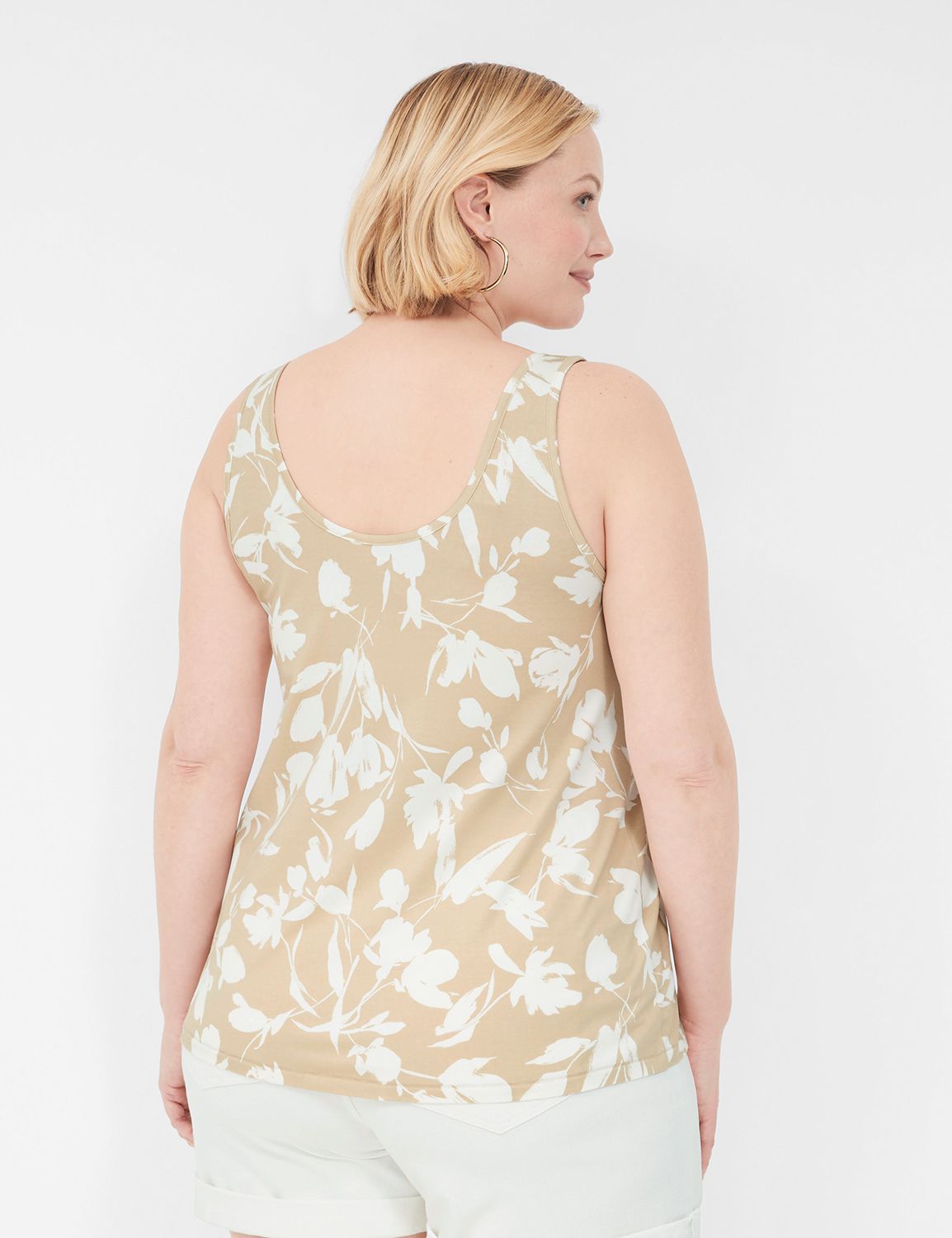 Plus Size Relaxed Layering Tank Top