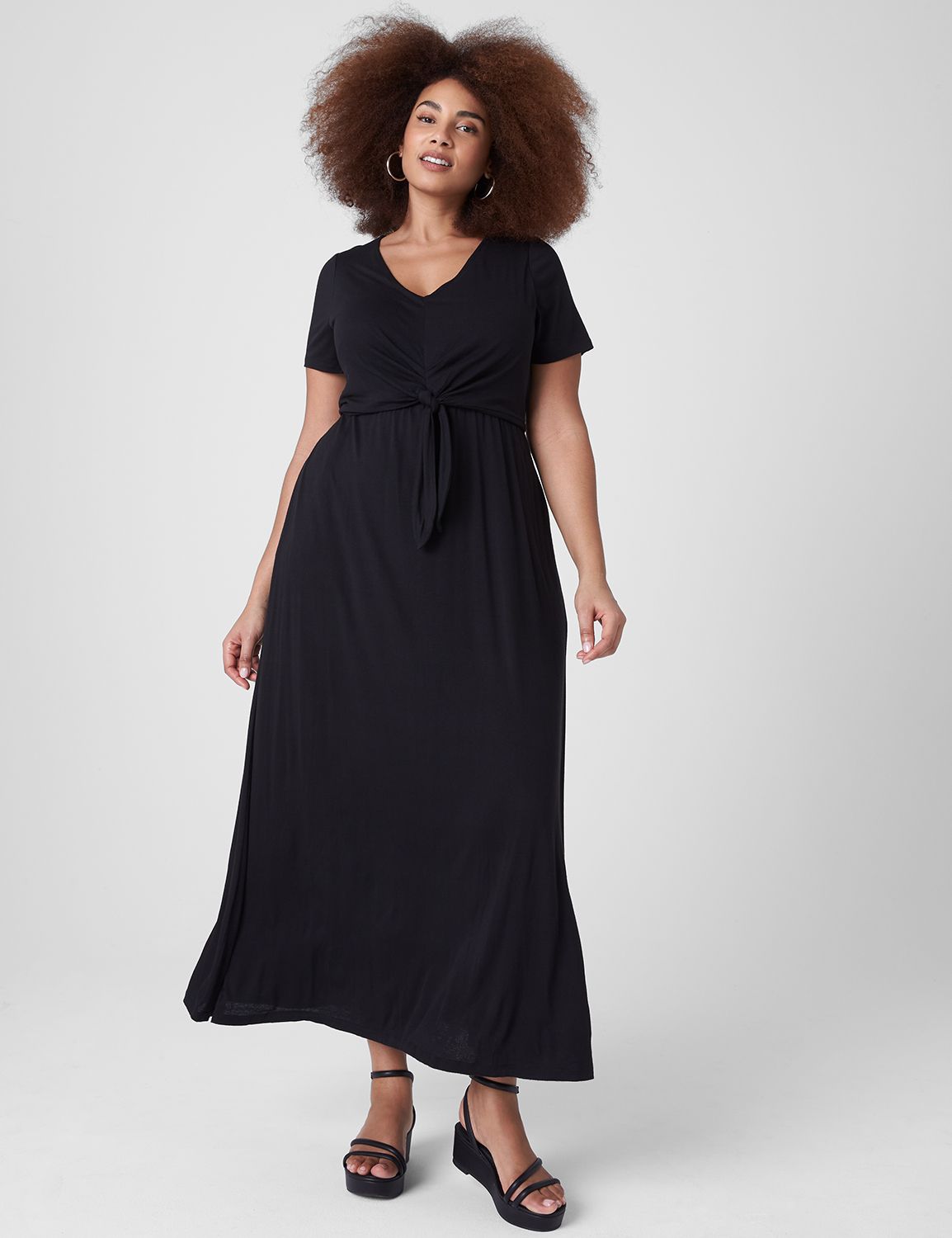 Lane bryant plus store size black dresses