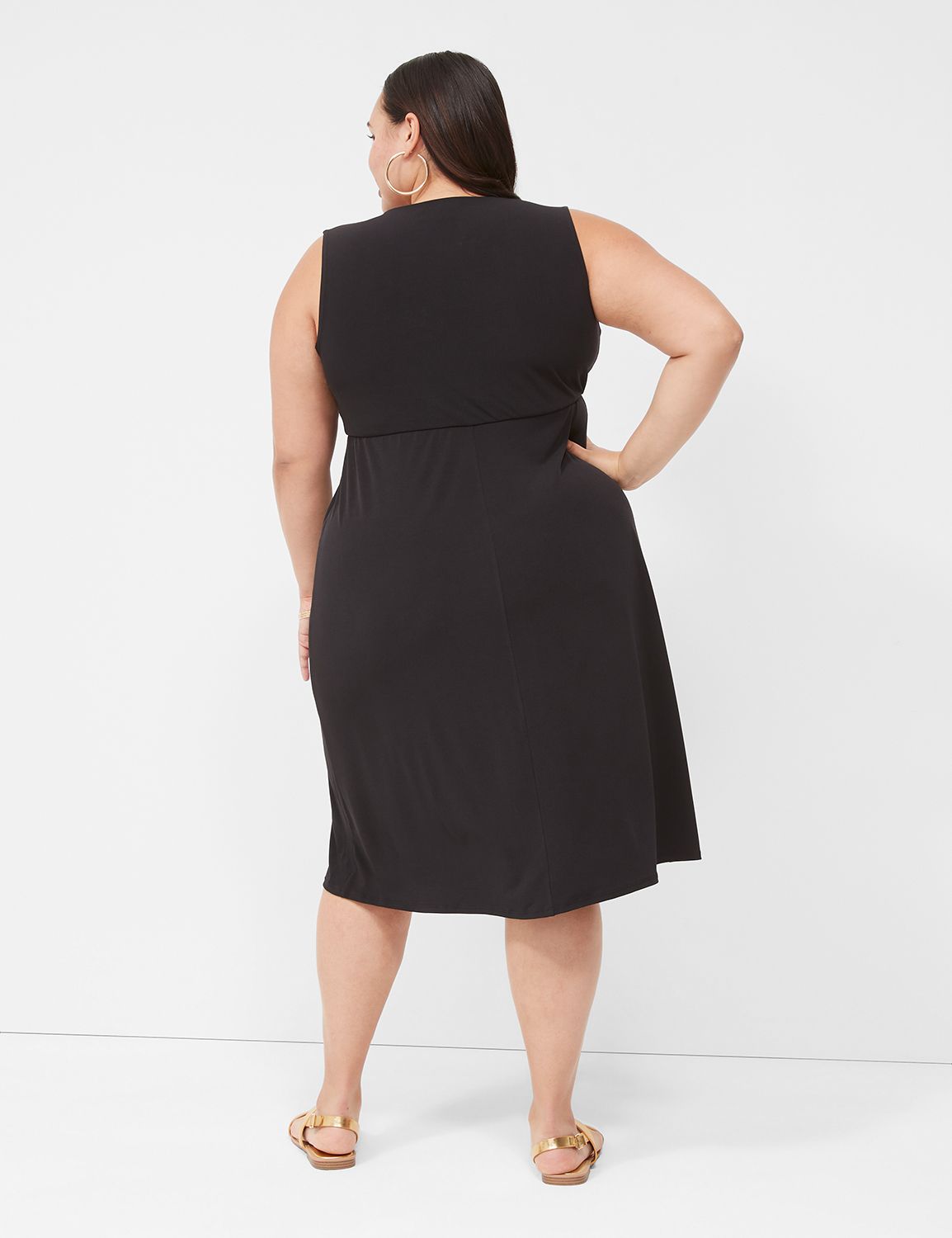 Sleeveless Surplice Midi 1139269 Product Image 2
