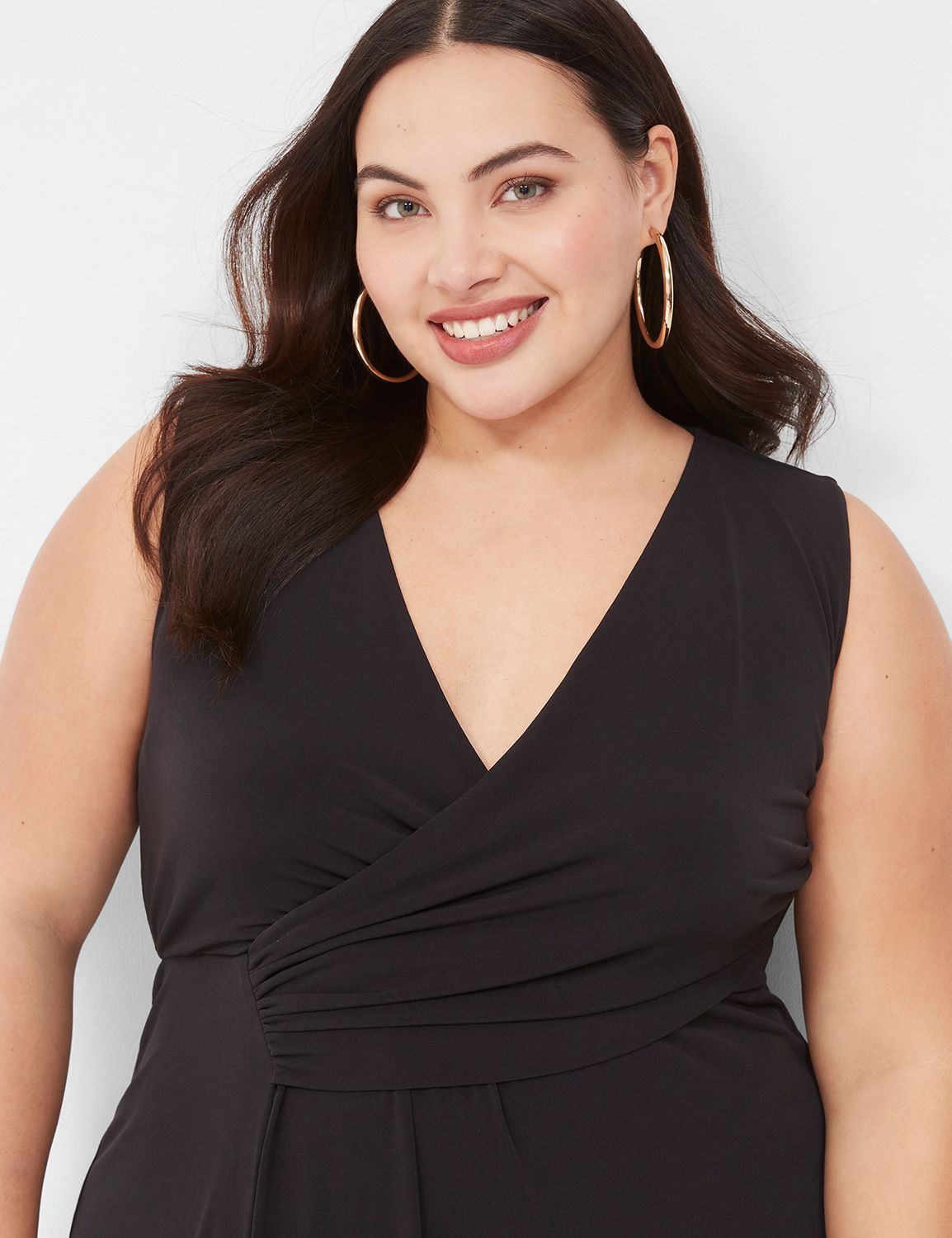 Sleeveless Surplice Midi 1139269 Product Image 3