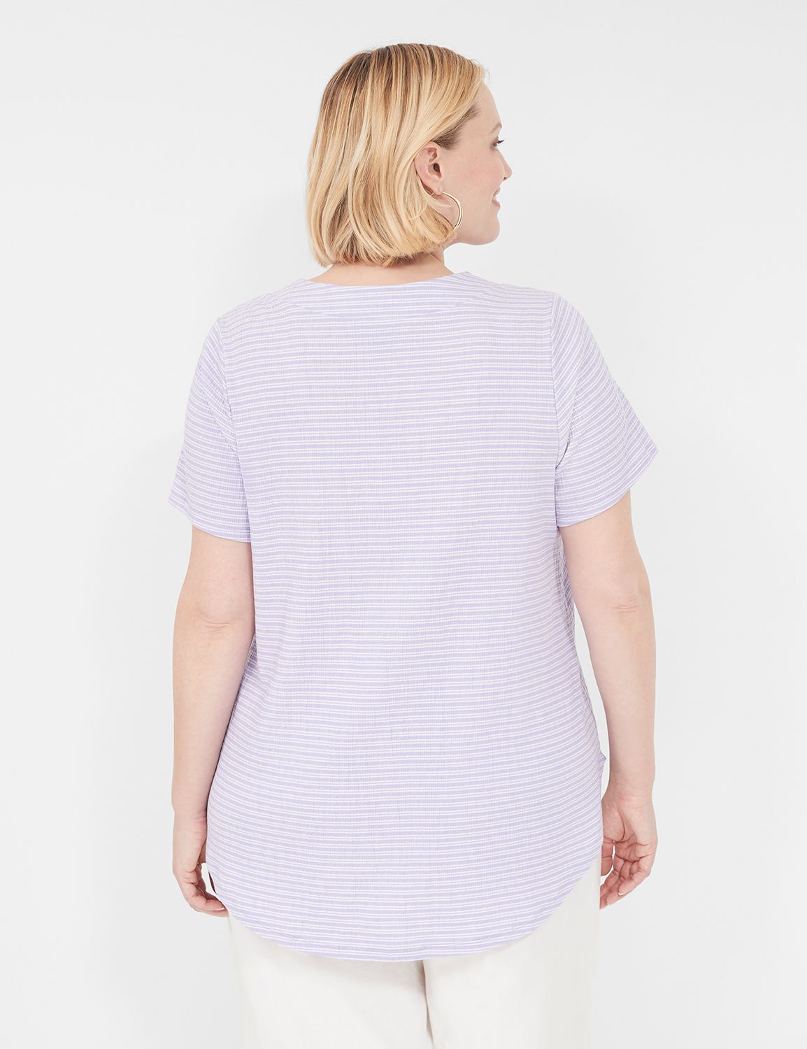 Casual Classic Short Sleeve Vneck T Product Image 2