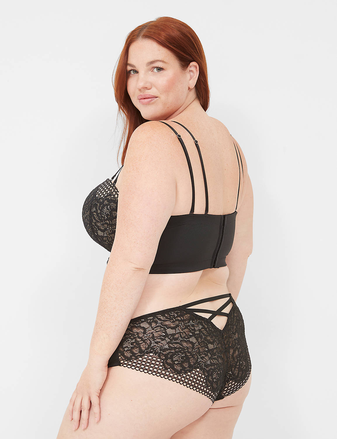 Lace Galloon Lace Back Cheeky 11407 Product Image 2