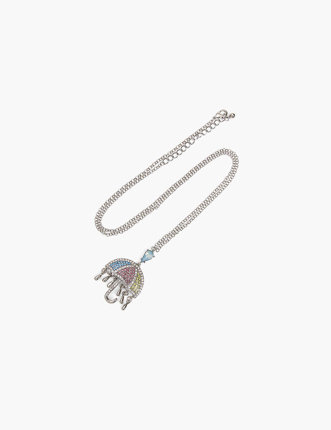 Pave Umbrella Pendant Necklace Product Image 1