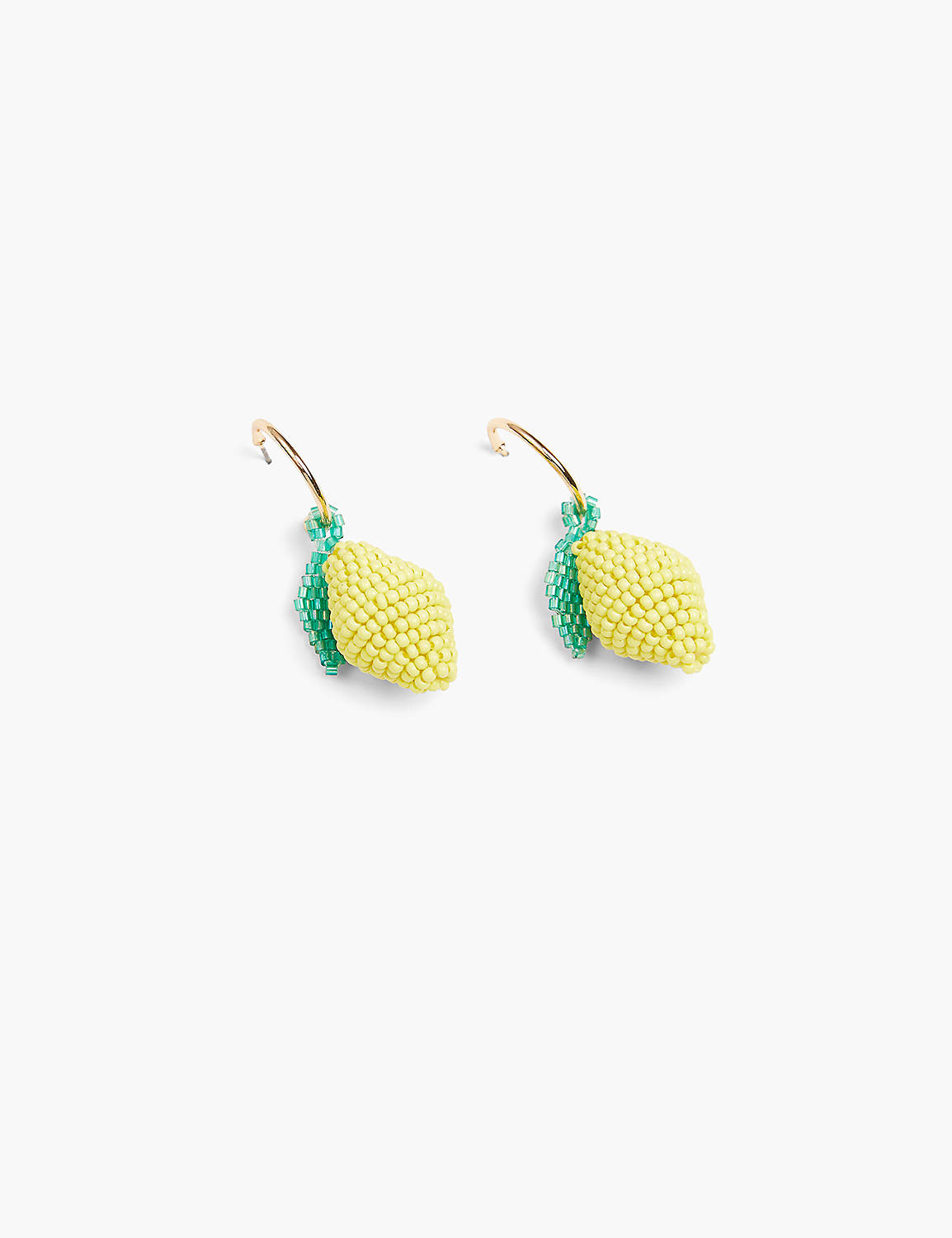 Lemon Beaded Stud Earrings Lemon Beaded Stud Earrings
