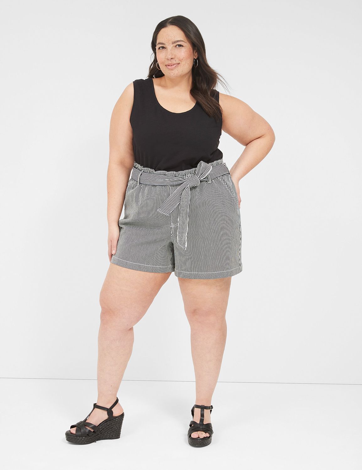 *HIGH RISE BELTED BERMUDA SHORT - B Product Image 3