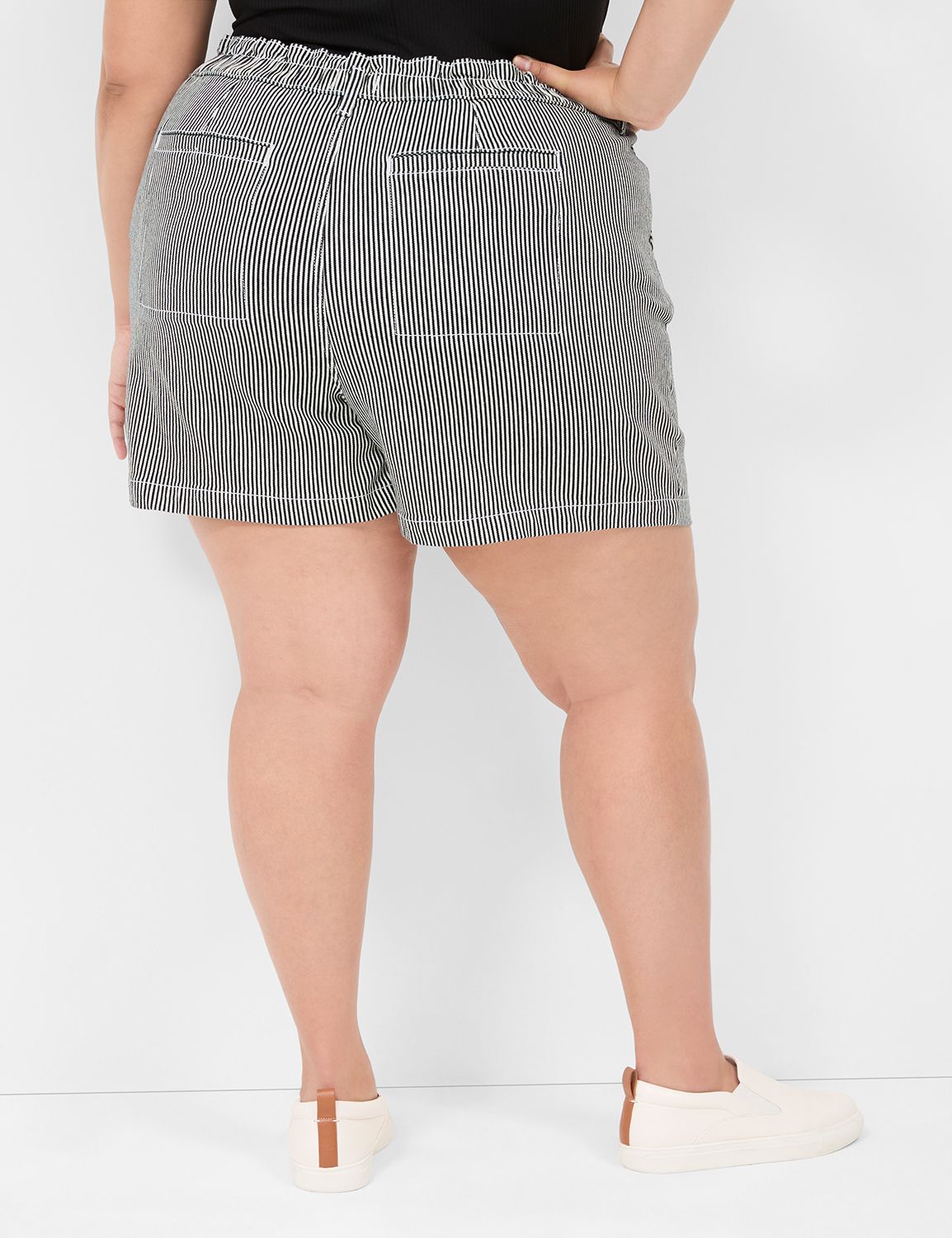 *HIGH RISE BELTED BERMUDA SHORT - B Product Image 5