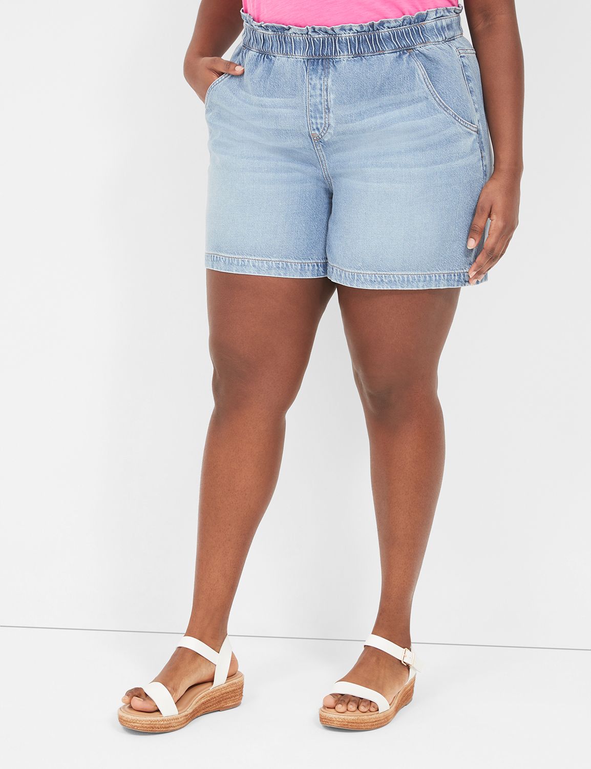 Pull-On Fit Flirty Jean Short