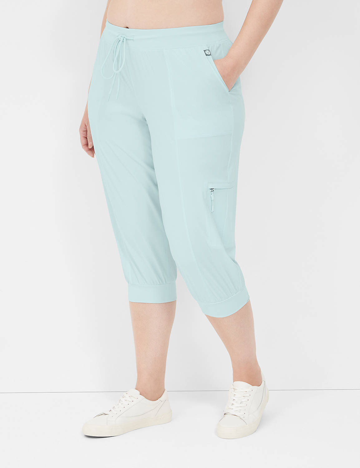 LIVI Mid Rise Stretch Woven Jogger Product Image 1