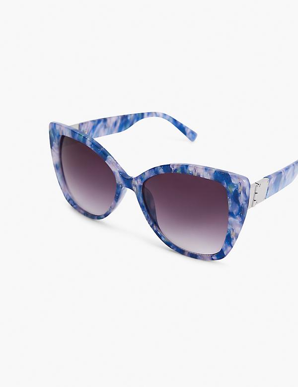 Blue Marble Cateye Sunglasses