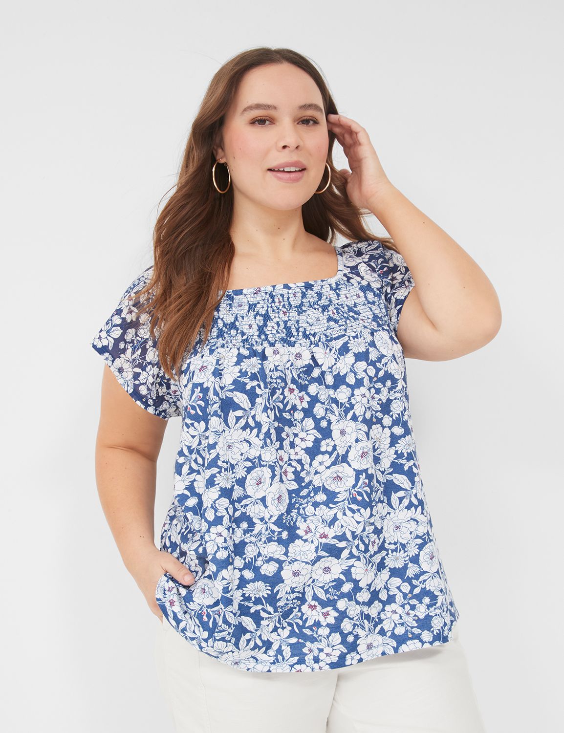 Casual Relaxed Flutter Crochet Slee Product Image 1