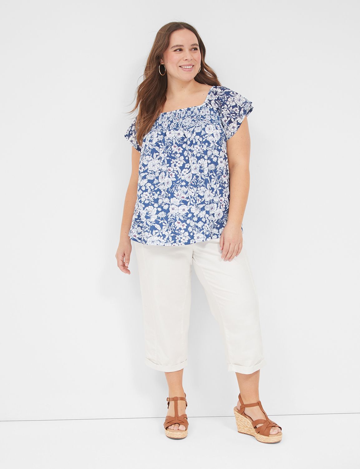Casual Relaxed Flutter Crochet Slee Product Image 3