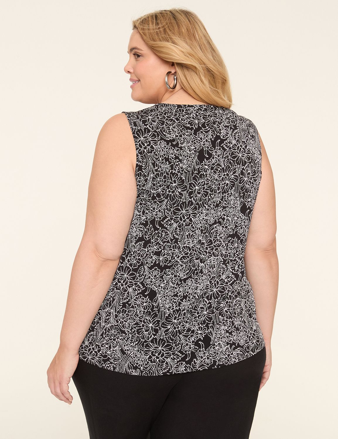 Pleat Detail Matte Jersey Knit main image 0