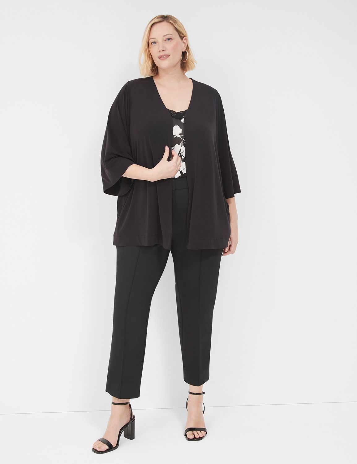 Relaxed Wide 3/4-Sleeve Overpiece | LaneBryant
