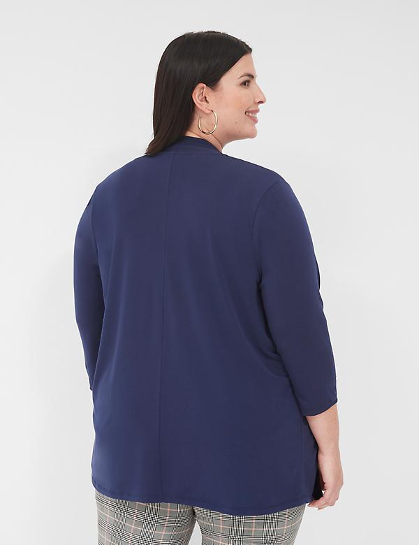 Relaxed 3/4-Sleeve Overpiece