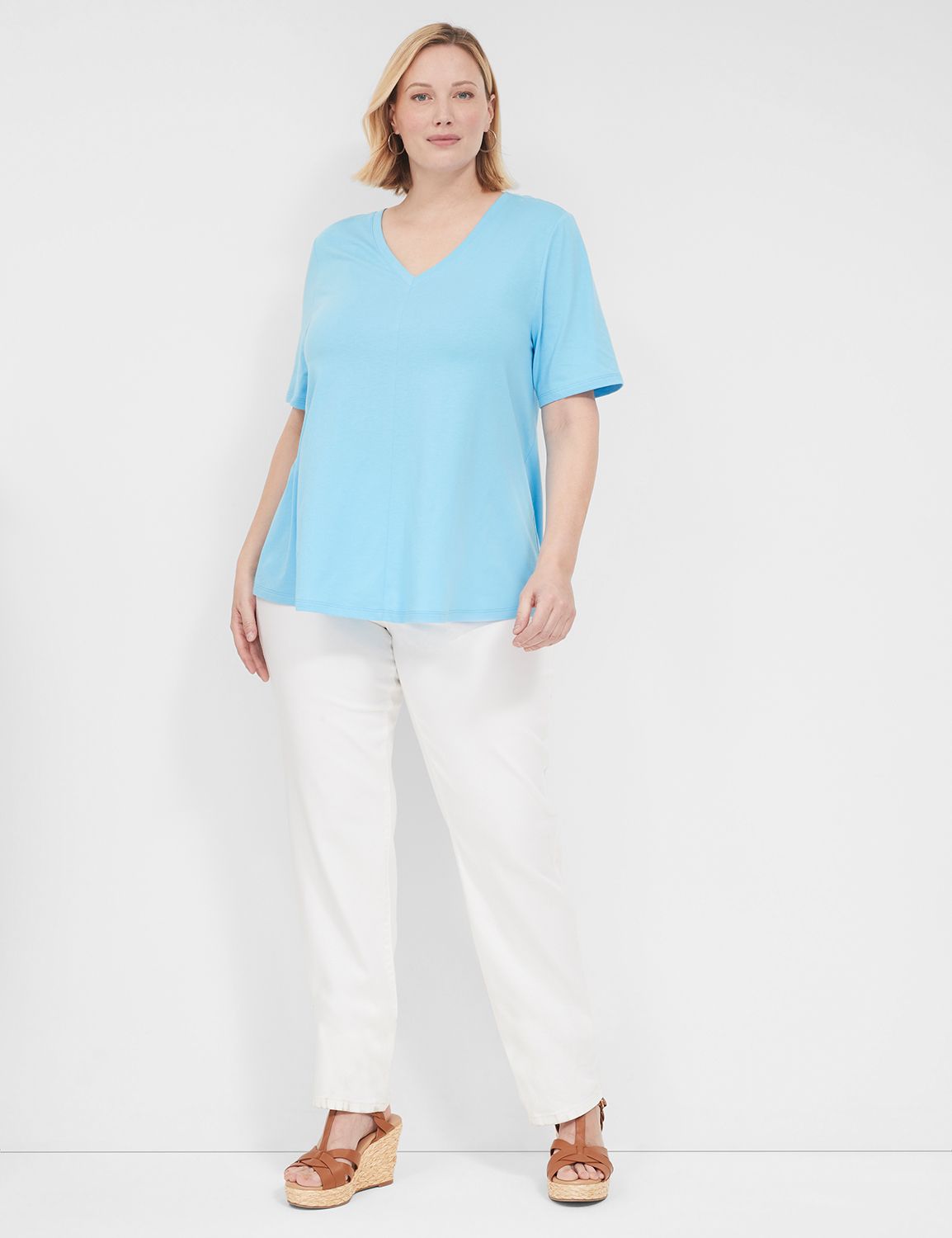 Casual Strappy Back Swing Tee S 114 Product Image 2