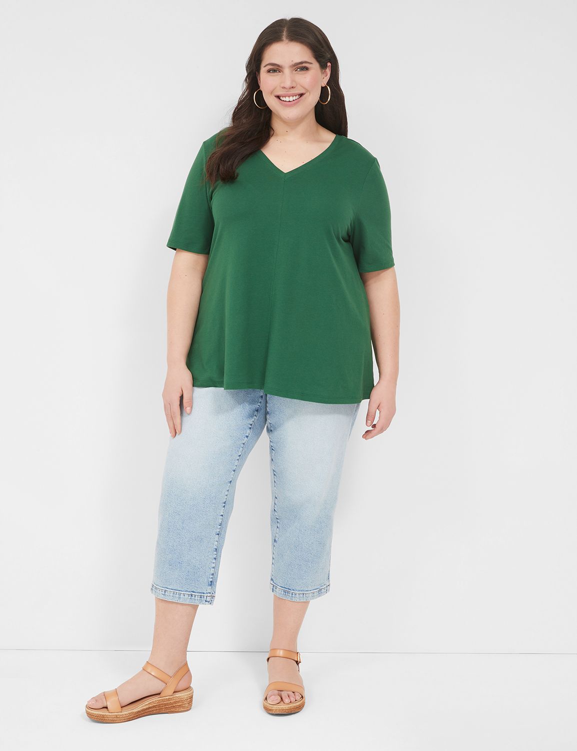 Casual Strappy Back Swing Tee S 114 Product Image 3