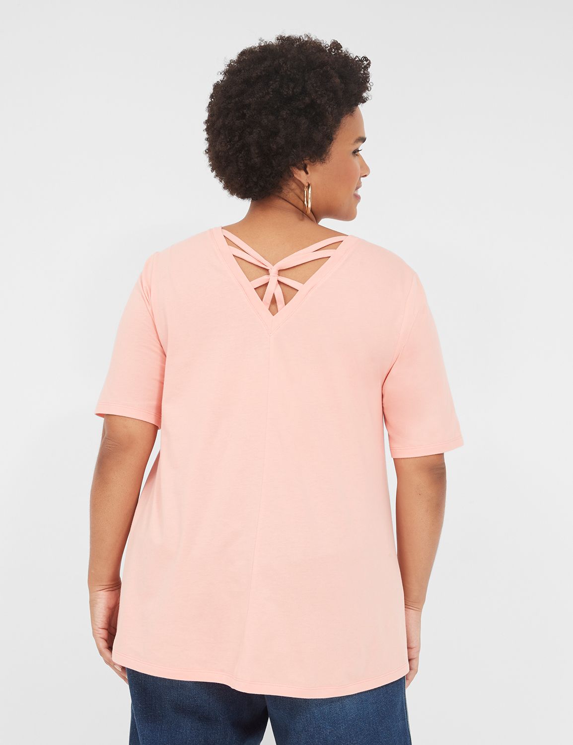 Casual Strappy Back Swing Tee S 114 Product Image 1