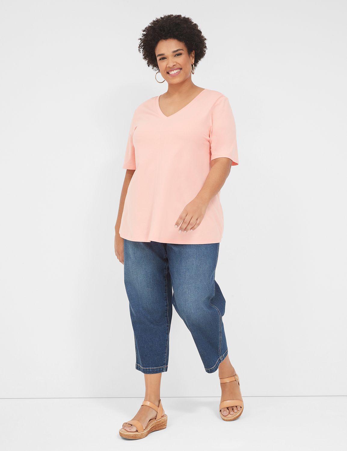 Casual Strappy Back Swing Tee S 114 Product Image 2