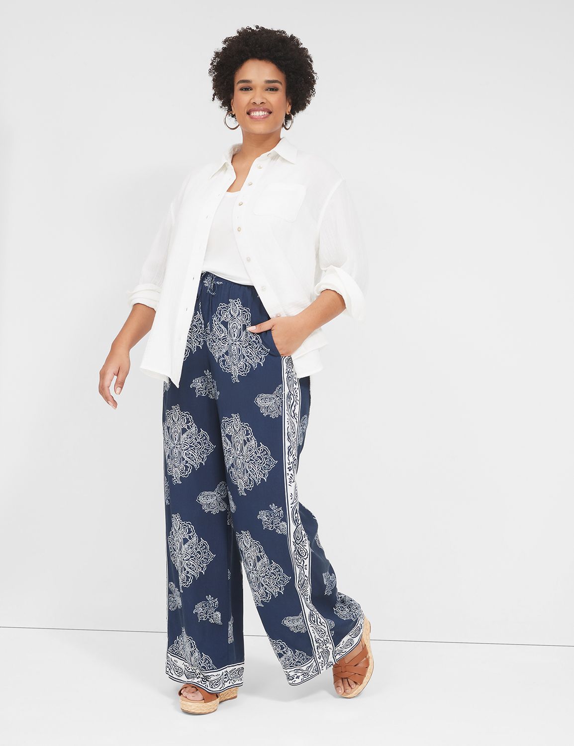 Classic Long Sleeve Button Down Bea Product Image 3