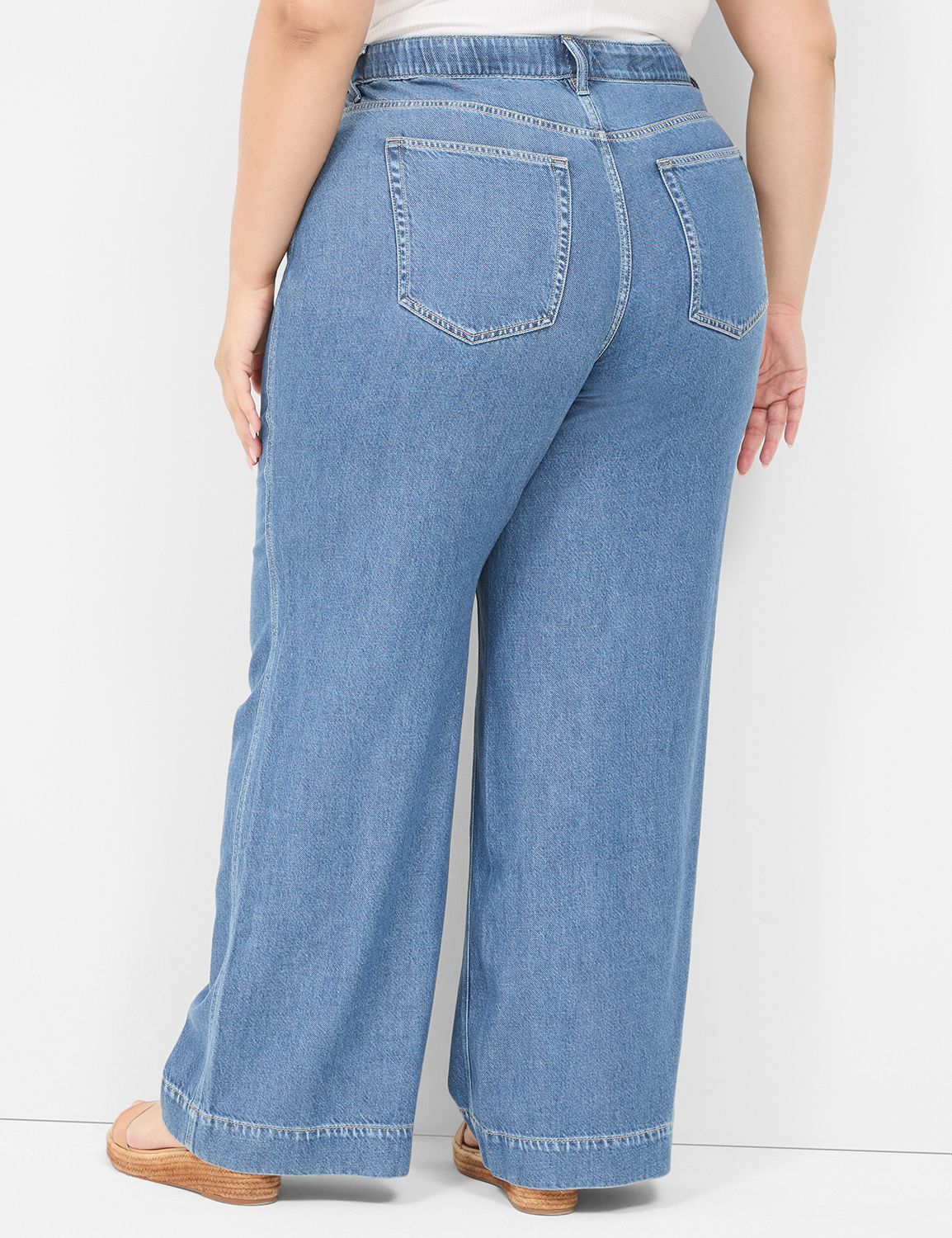 Slim Wide Leg Jean