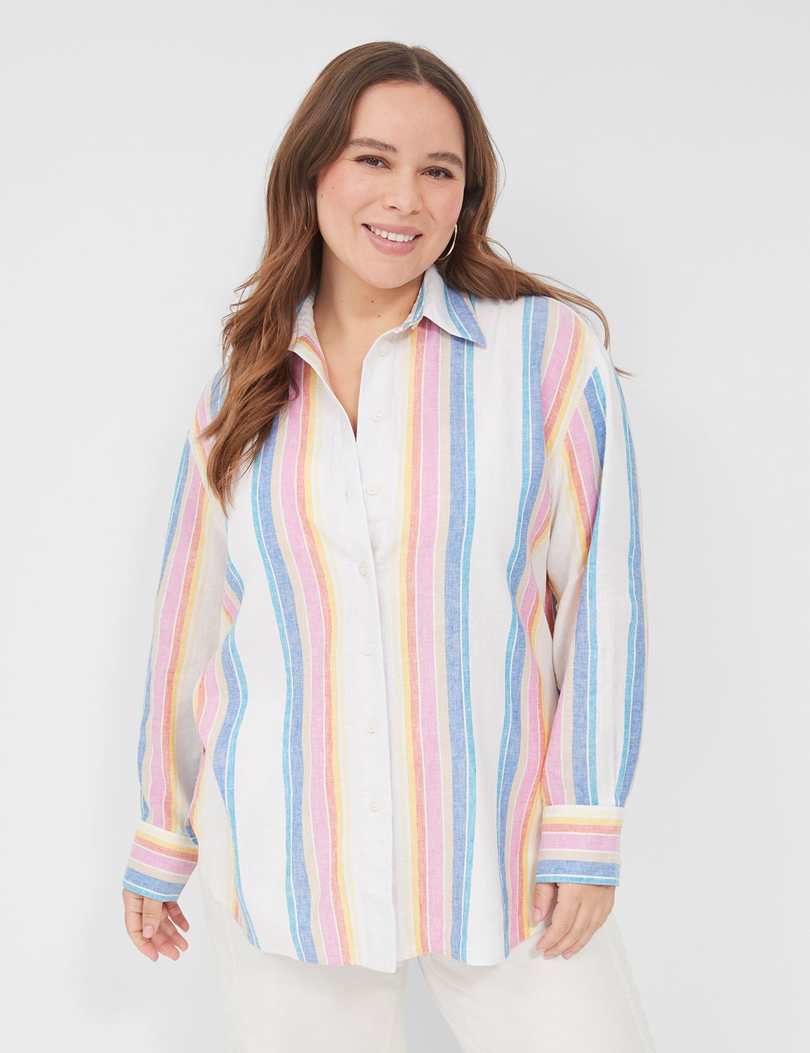 Relaxed Long Sleeve Button Down 113 Product Image 1