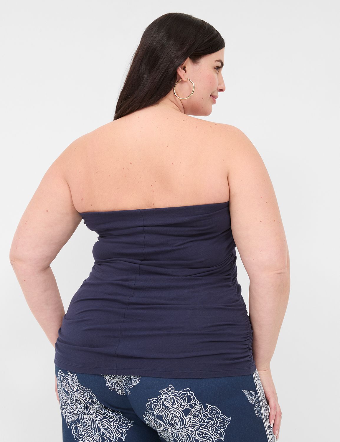 Sleeveless Shelf Bra Tube Top S 114 LaneBryant